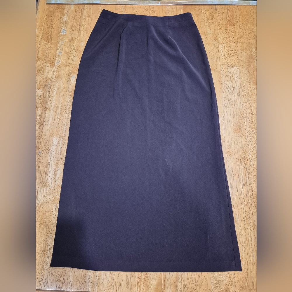 EUC VINTAGE NYCC Brown Maxi Skirt Straight